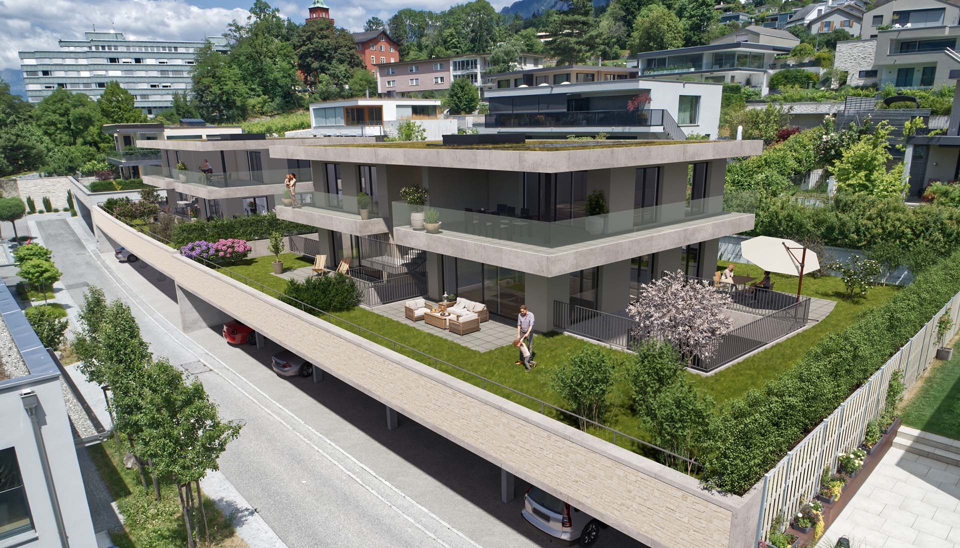 Chur, Brändli – Neubau zwei Mehrfamilienhäuser